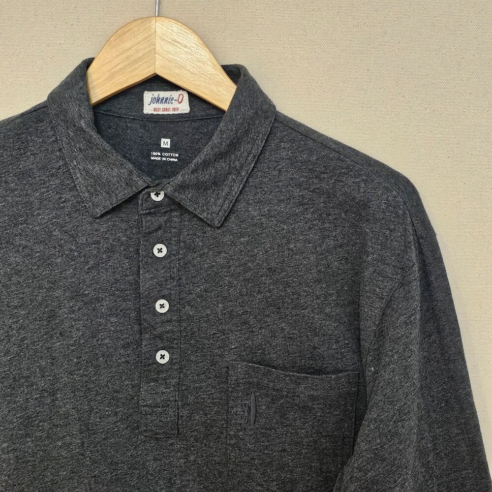Johnnie-O Long Sleeve 4 Button Polo M